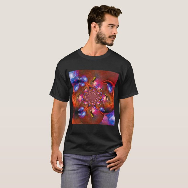 Camiseta Foguete de espaço (Frente Completa)