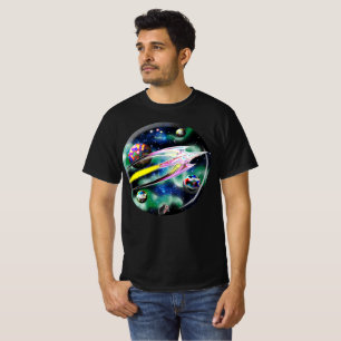 Camiseta Foguete de Vidro