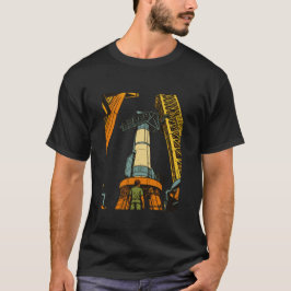 Camiseta Foguete Espacial Profundo da Próxima Geração |