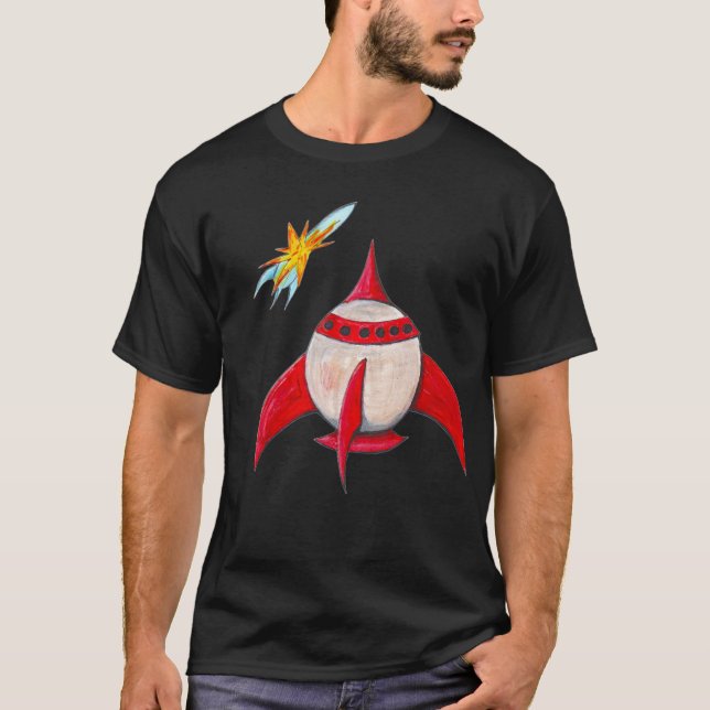 Camiseta Foguete explodindo (Frente)