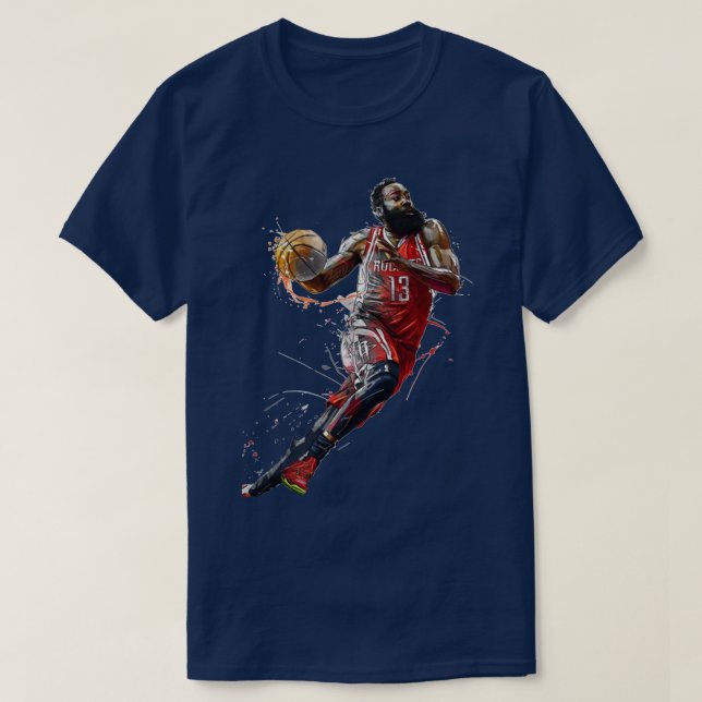 Camiseta foguete james harden (Frente do Design)