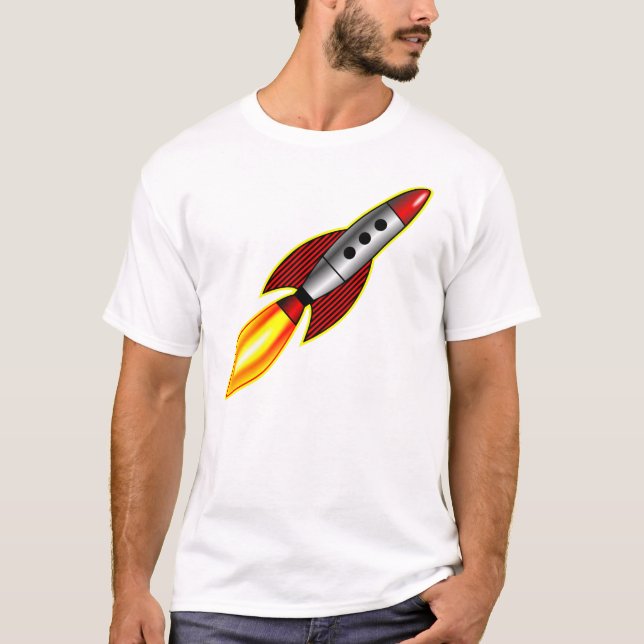 Camiseta Foguete - Personalizado (Frente)