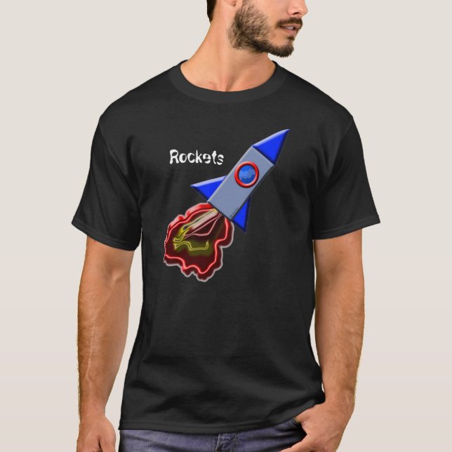 Camiseta foguete, Rockets (Frente)