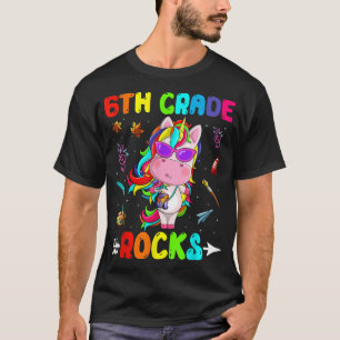 Camiseta Foguetes Bonitos Do Grau 6 Unicórnio Bem-Vindo À E