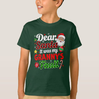 Camiseta Foi a culpa da minha avó, o Natal da família engra
