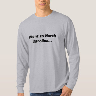 Camiseta Foi a North Carolina…
