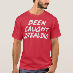 Camiseta Foi capturado roubando estilo desbotado 90s Alt Ro