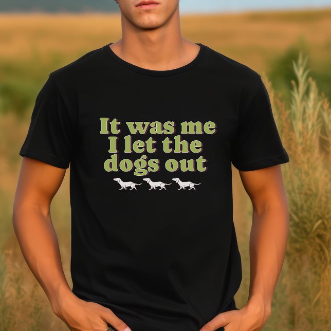 Camiseta Foi Eu Quem Deixou o Cachorro Sair Amante de Cacho (Criador carregado)
