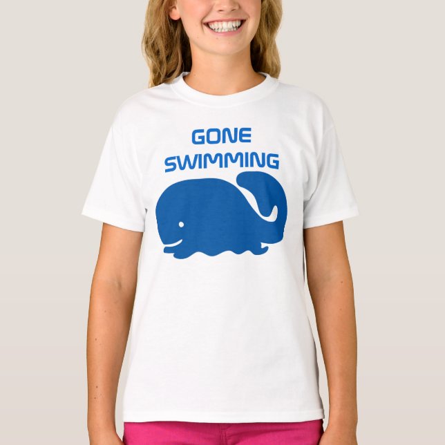Camiseta Foi nadar (Frente)
