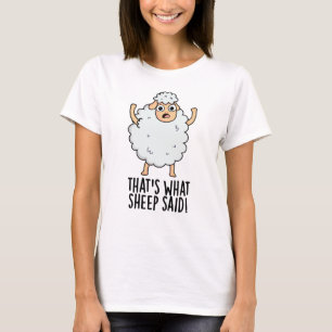 Camiseta Foi o que a ovelha disse.