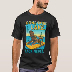 Camiseta 🌲 foi para o lago. Nunca Mais.