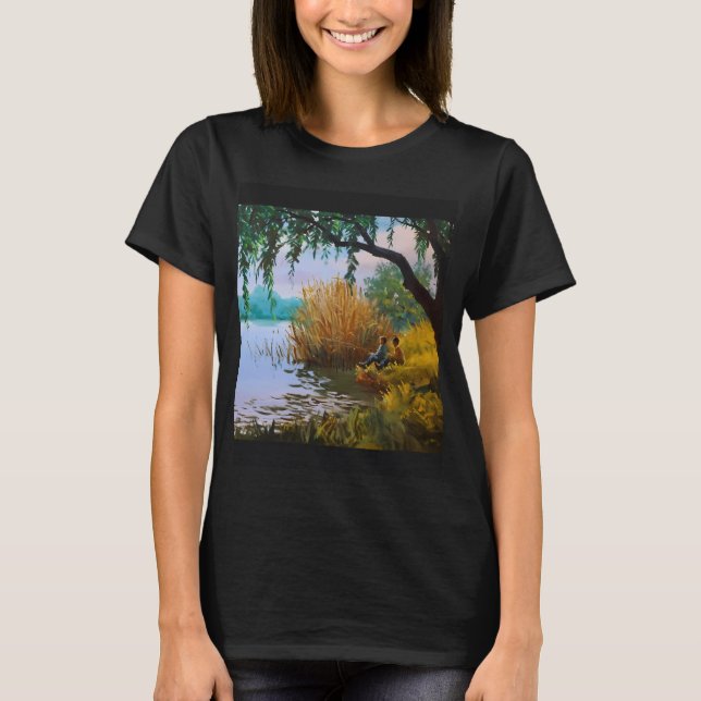 Camiseta Foi Pescar (Frente)
