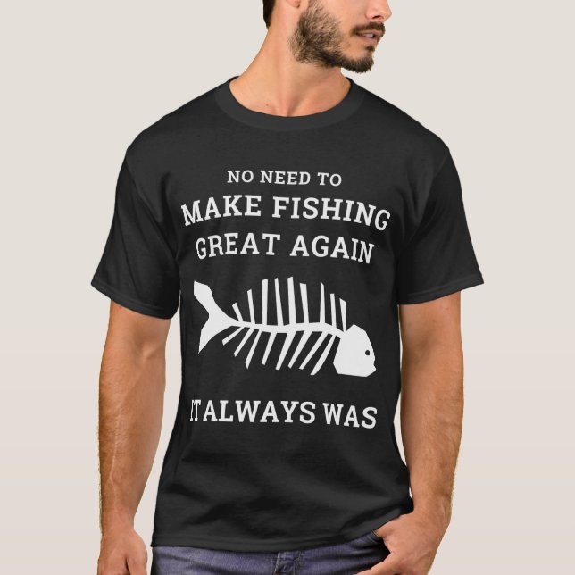 Camiseta Foi Pescar (Frente)