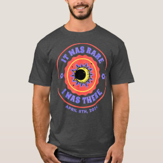 Camiseta Foi raro eu estar lá no eclipse 2024