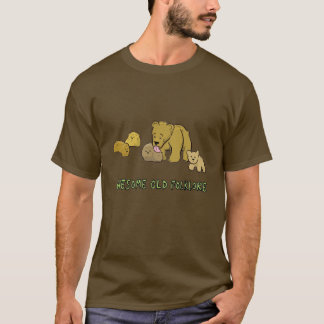 Camiseta Folclore velho impressionante do urso