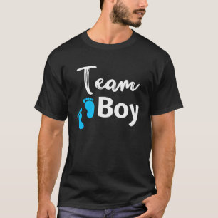 Camiseta Folga Azul Cortante De Equipe Revelação De Gênero