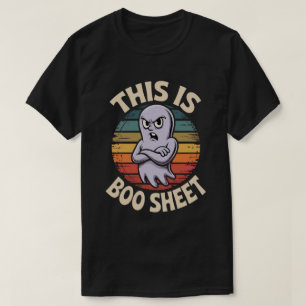 Camiseta Folha Assustadora Estilo Retrô   Fantasia Divertid