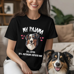 Camiseta Folha australiana engraçada - Design do Cachorro P