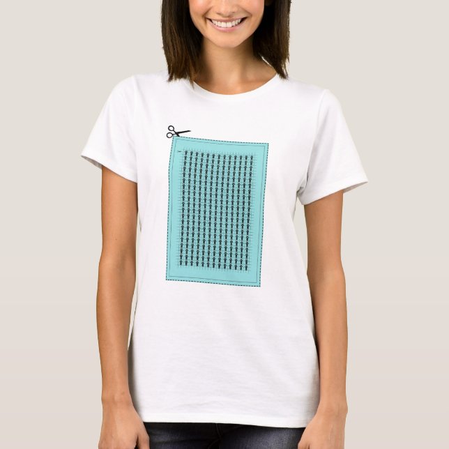 CAMISETA FOLHA AZUL (Frente)
