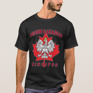 Camiseta Folha canadense polonesa de Winnipeg