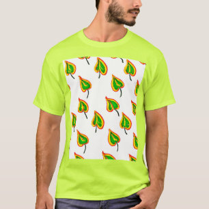 Camiseta Folha Colorida Repetida