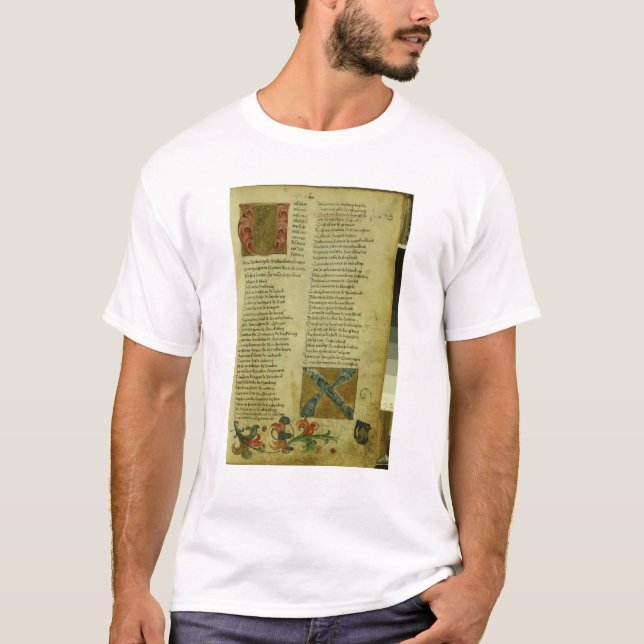 Camiseta Folha da matrícula de Martin Luther (Frente)