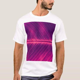 Camiseta Folha de abstrato Palm: Veia Tonelada