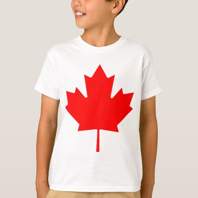 Camiseta Folha de bordo canadense (Frente)