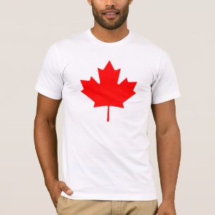 Camiseta Folha de bordo de Canadá