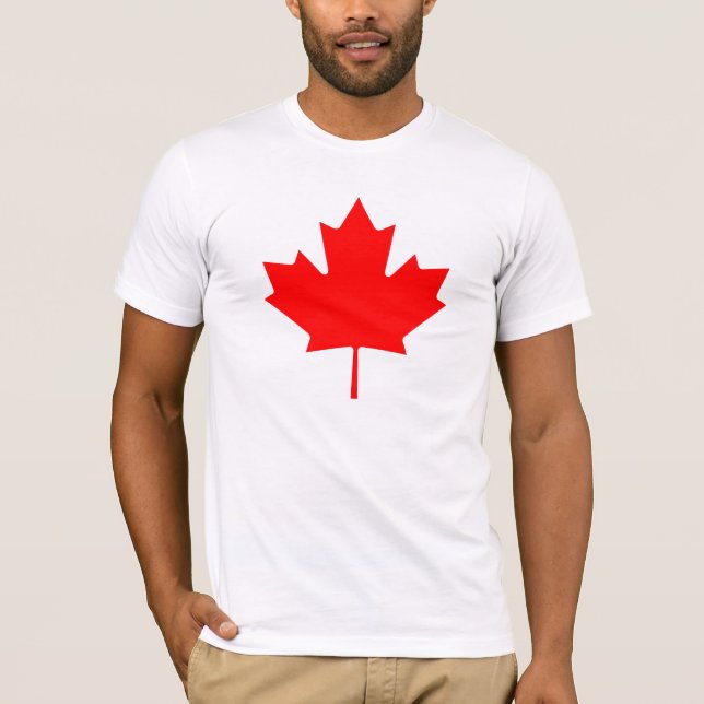 Camiseta Folha de bordo de Canadá (Frente)