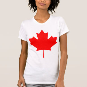 Camiseta Folha de bordo de Canadá