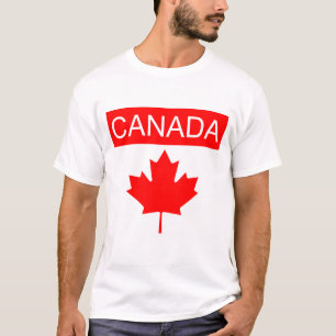 Camiseta Folha de Bordo do Canadá Masculino