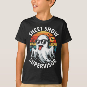 Camiseta Folha de Dias de as Bruxas engraçados Mostrar Supe