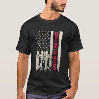 Camiseta Folha De Forno De Metal Oferece Design Na Parte Tr