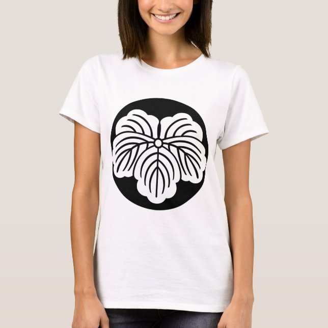 Camiseta Folha de hera em bolo de arroz (Frente)