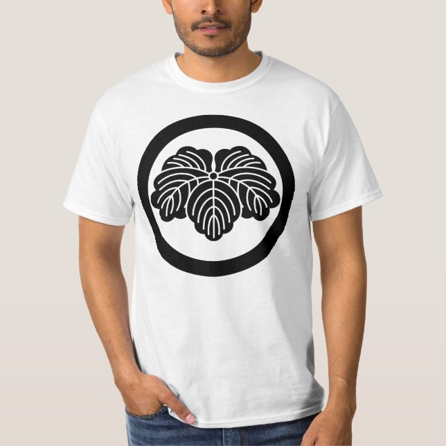 Camiseta Folha de hera em círculo (Frente)