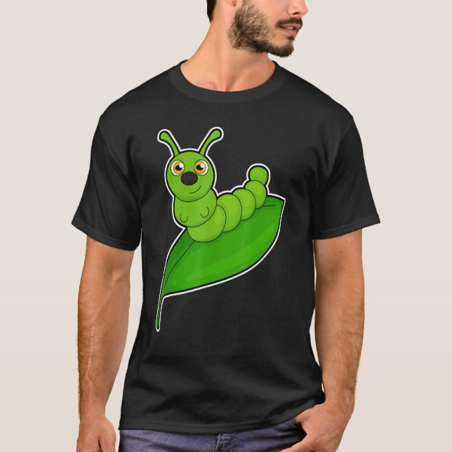 Camiseta Folha de lagartas (Frente)