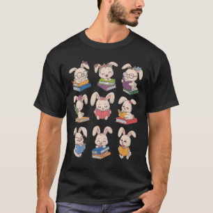 Camiseta Folha de Leitura de Livros Páscoa Professora B