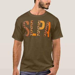 Camiseta Folha de Leopardo do SLPA Queda de outono Amantes
