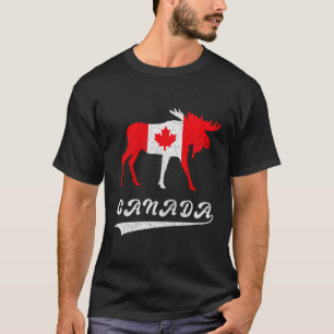 Camiseta Folha de Mapeamento do Canadá