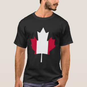 Camiseta Folha de Mapeamento do Canadá