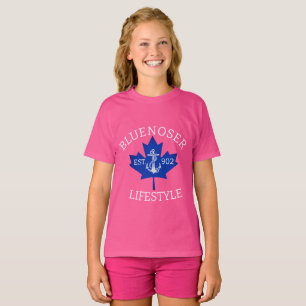 Camiseta Folha de Mapeamento do Estilo de Vida Bluenoser 90