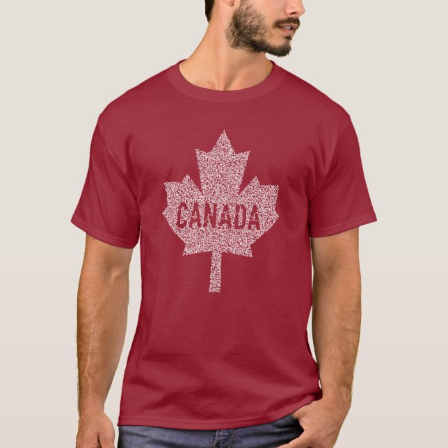 Camiseta Folha de Maple do Canadá (Frente)