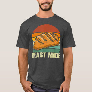 Camiseta Folha de padaria do Vintage Retro Yeast Mode Bread