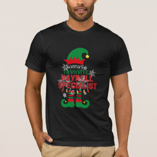 Camiseta Folha de Pagamento-Elfo-Natal-Natal-Folha de Pagam