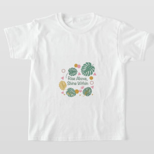 Camiseta Folha de Palmeira Tropical Monstera Inspiradora Po
