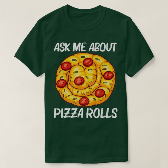 Camiseta Folha De Pizza Cuja Design Para Homens Pizza Snack (Frente do Design)