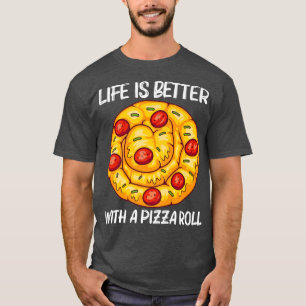 Camiseta Folha De Pizza Cuja Design Para Homens Pizza Snack