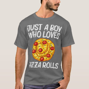 Camiseta Folha De Pizza Cuta Design Para Rapazes Pizza Snac