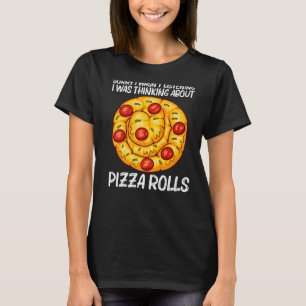 Camiseta Folha De Pizza Fofa Para Comida De Pizza Masculina